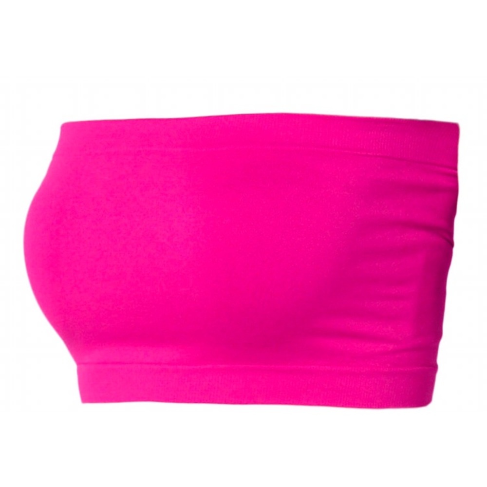 Seamless Pink bandeau bra